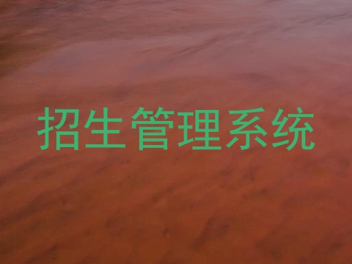 招生管理系统