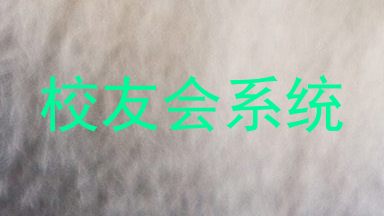 校友会系统