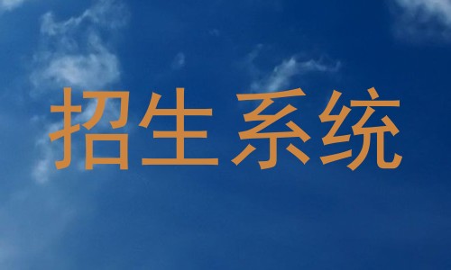 招生系统