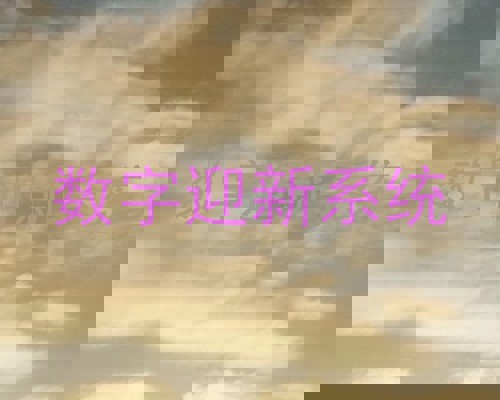 数字迎新系统