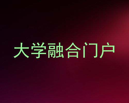 大学融合门户