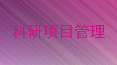 科研项目管理