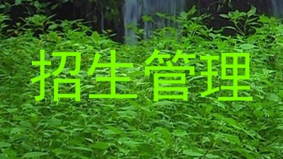 招生管理