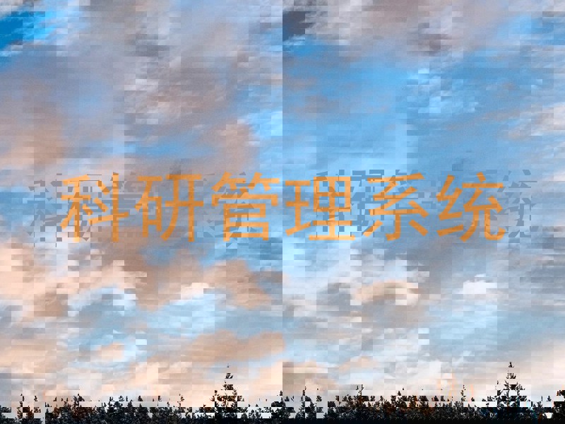 科研管理系统
