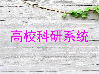 高校科研系统