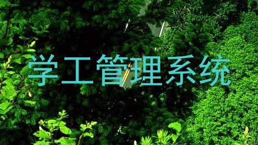 学工管理系统