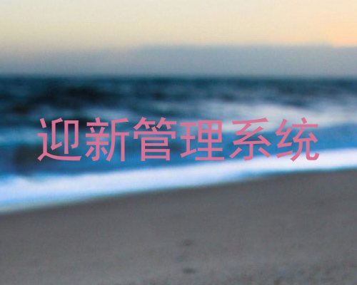 迎新管理系统
