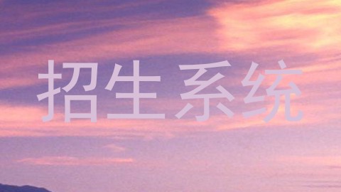 招生系统