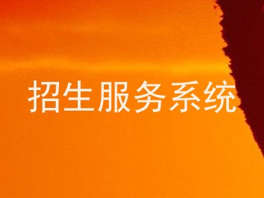 招生服务系统