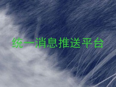 统一消息推送平台