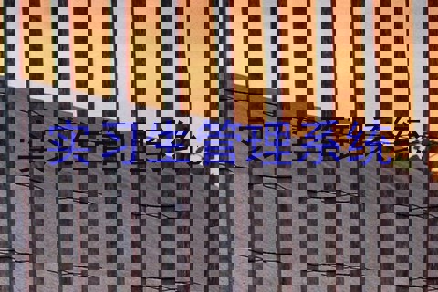 实习生管理系统