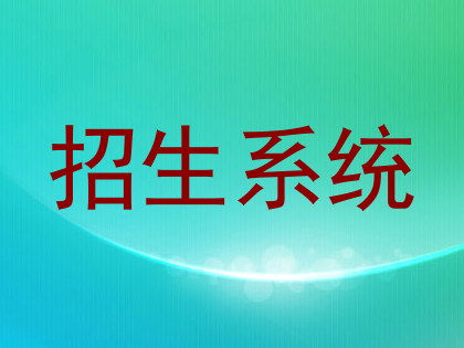 招生系统