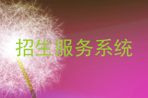 招生服务系统