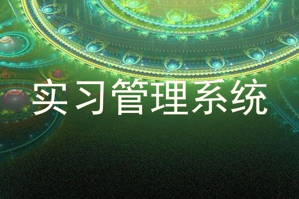 实习管理系统