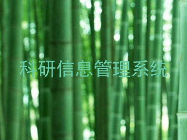 科研信息管理系统