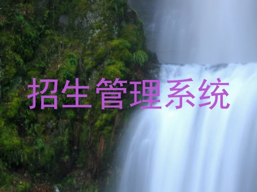 招生管理系统