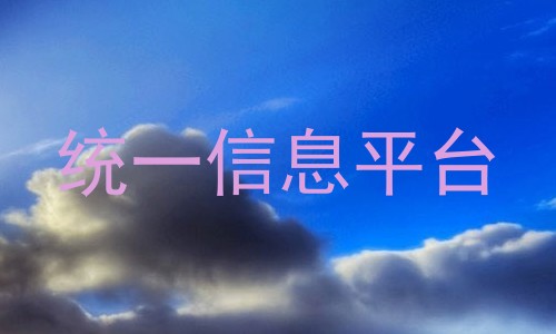 统一信息平台