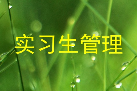 实习生管理