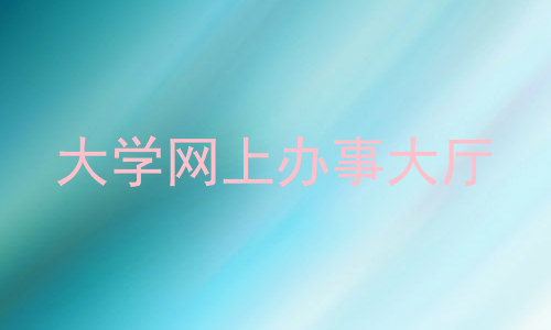 大学网上办事大厅