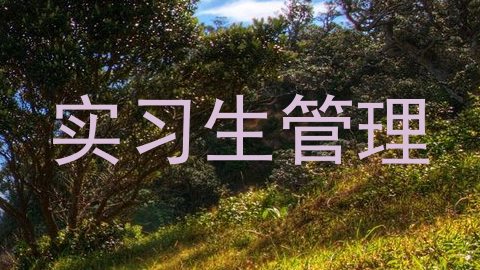 实习生管理