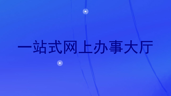 一站式网上办事大厅