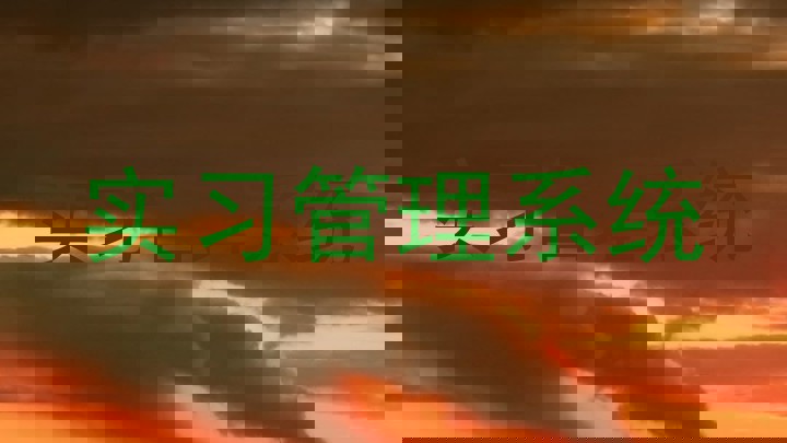 实习管理系统