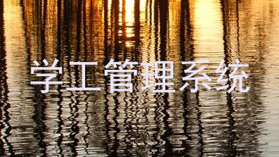 学工管理系统
