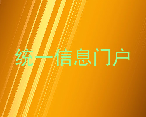 统一信息门户