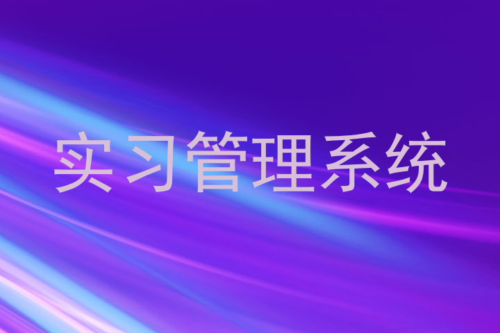 实习管理系统