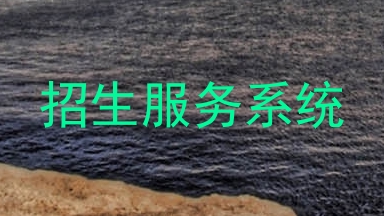 招生服务系统