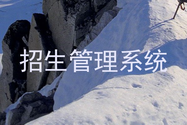 招生管理系统