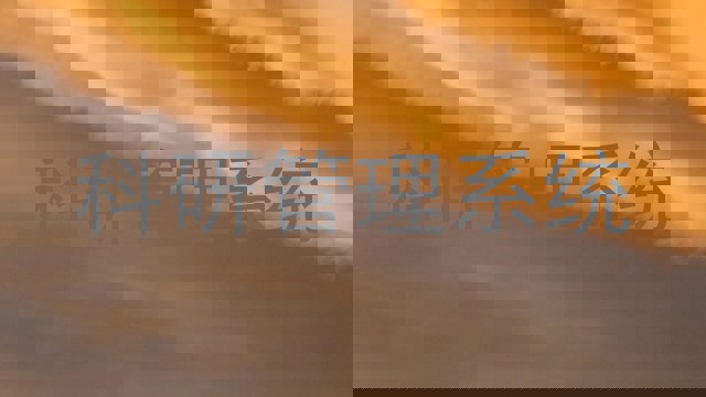 科研管理系统