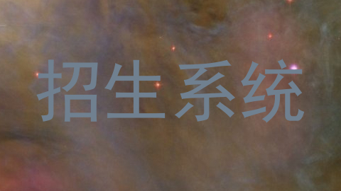 招生系统