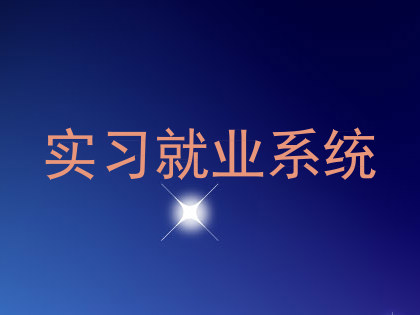 实习就业系统