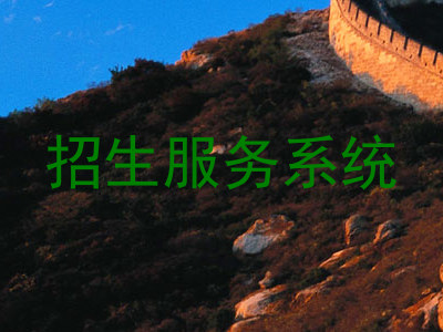 招生服务系统