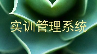 实训管理系统