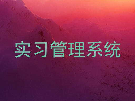 实习管理系统