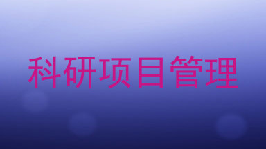科研项目管理