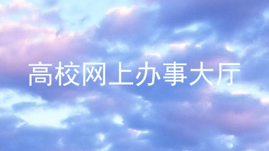 高校网上办事大厅