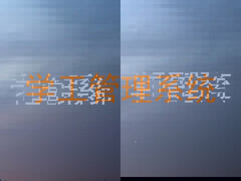 学工管理系统