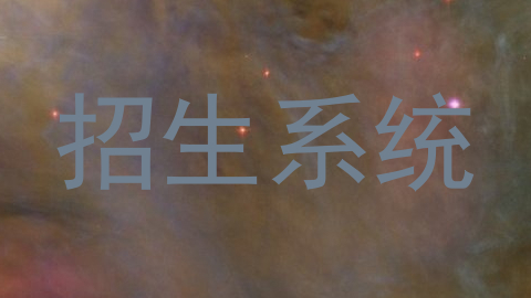 招生系统