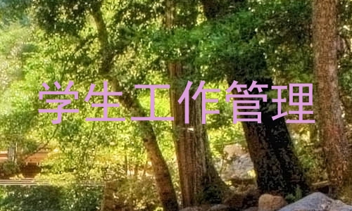 学生工作管理
