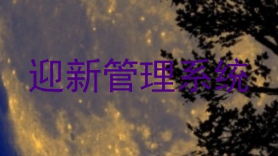 迎新管理系统