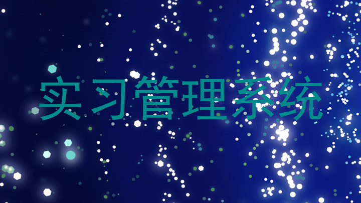 实习管理系统