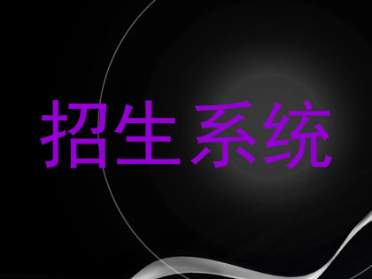 招生系统