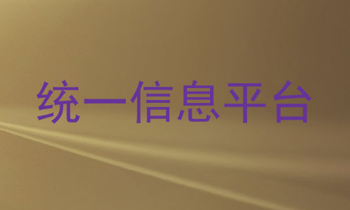 统一信息平台