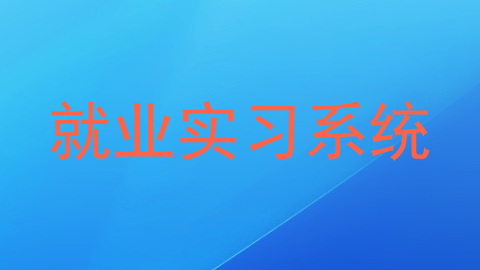 就业实习系统