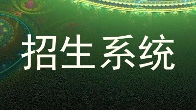 招生系统