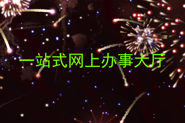 一站式网上办事大厅