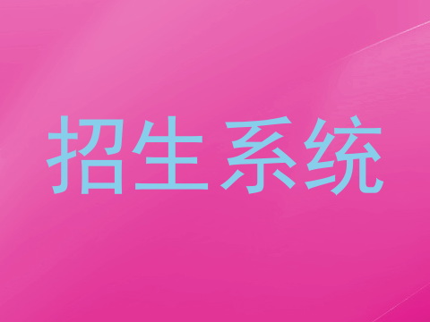 招生系统
